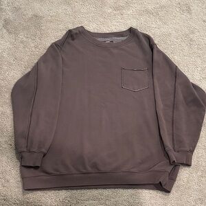 Brown Crew Neck Sweater